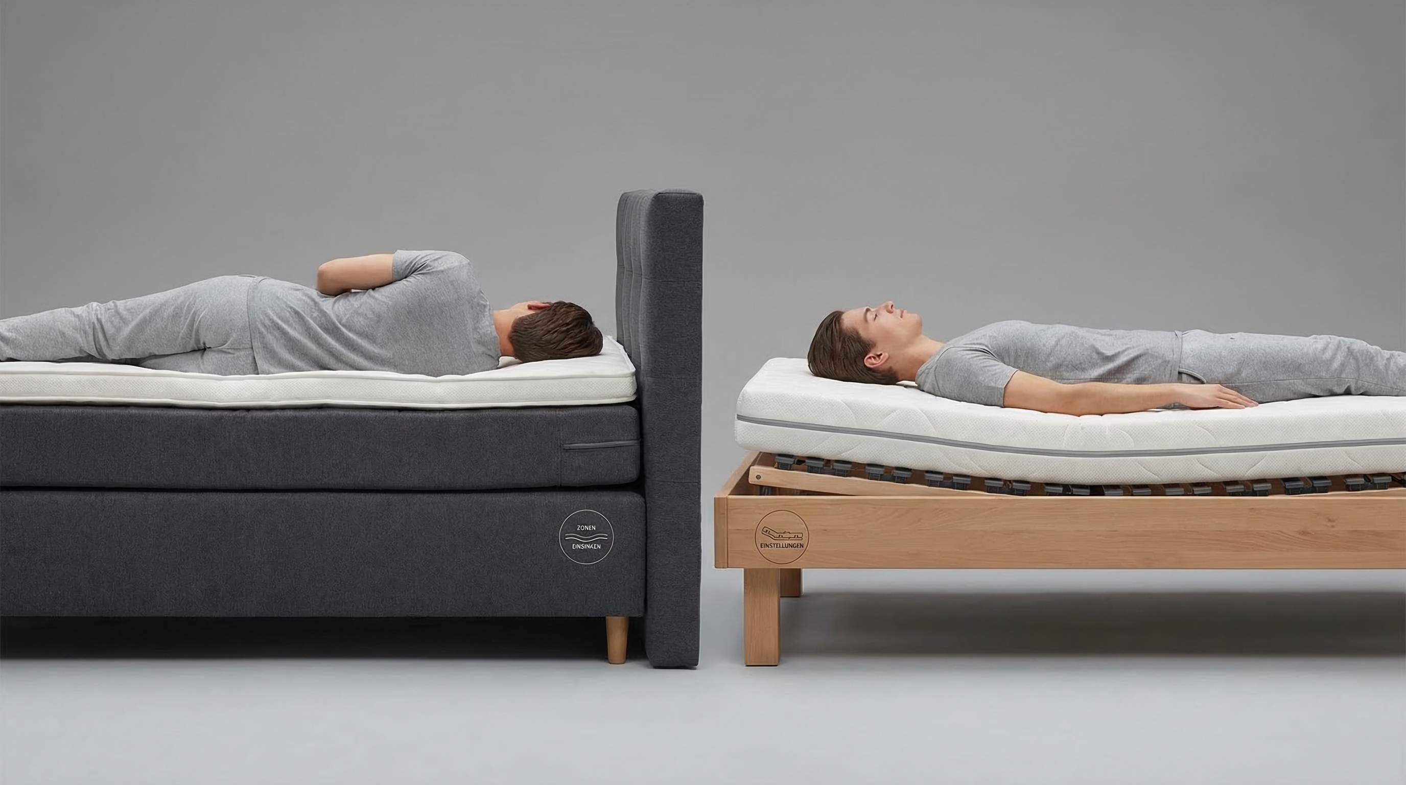 Bild: Lattenrost vs. Boxspringbett: Ergonomie & Liegekomfort