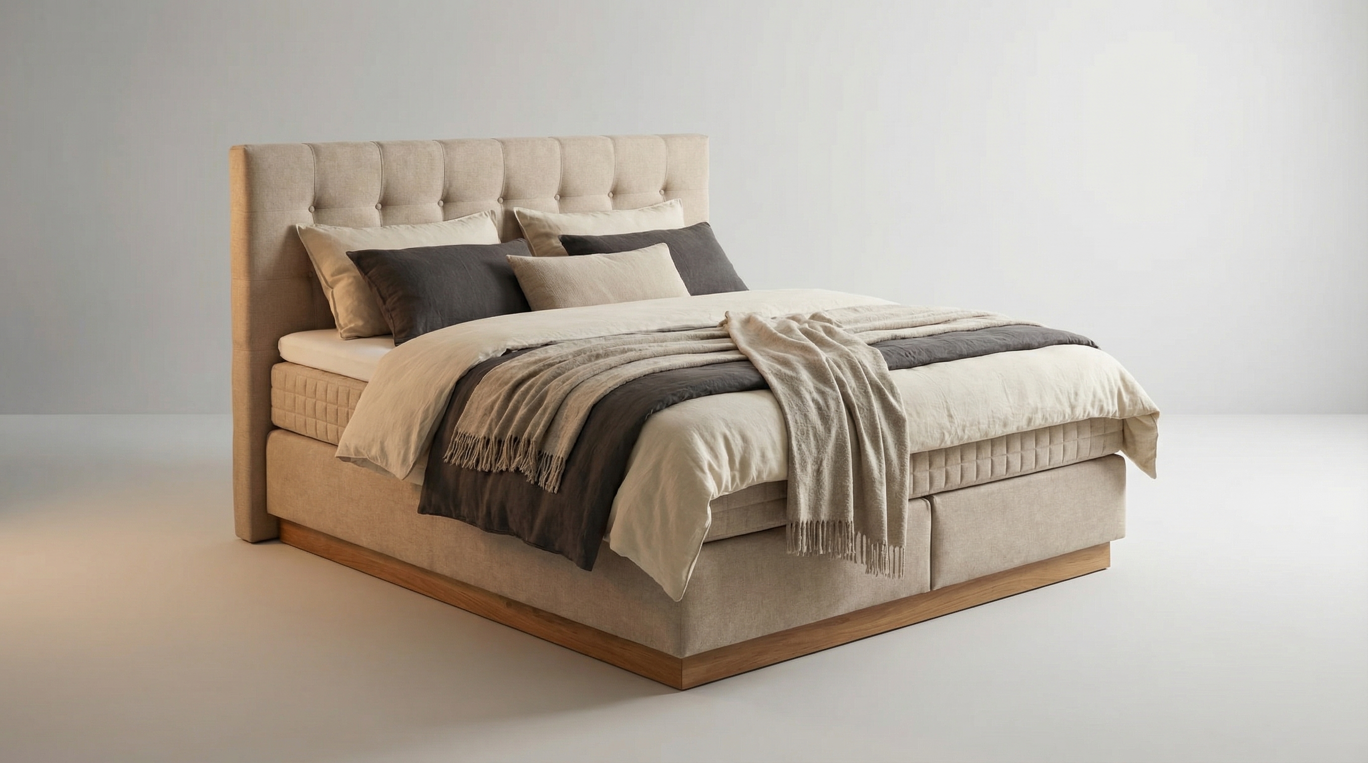 Bild: Boxspringbett 180x200: Das ideale Maß für Paare?